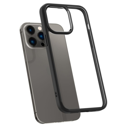 Telefono dėklas spigen ultra hybrid case iphone 13 mini skaidrus/juodas - TELEMADA.LT