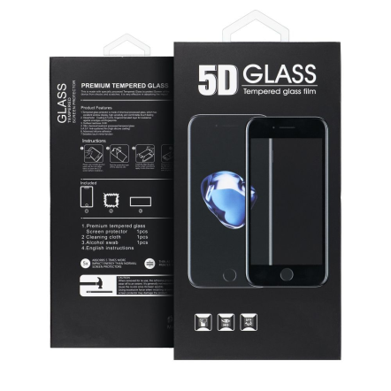 Grūdintas stiklas 5d full glue glass iphone xr/11 juodas - TELEMADA.LT
