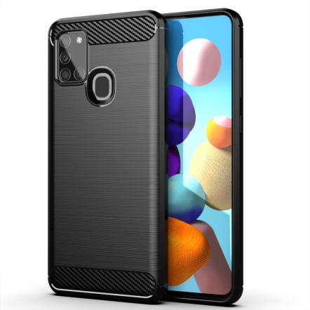 Telefono dėklas Forcell Carbon Case Samsung Galaxy A32 4G Juodas - TELEMADA.LT